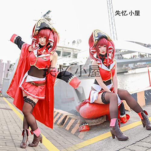 Amazon | YouTuber 宝鐘マリン風 コスプレ衣装/コスチューム 変身 仮装